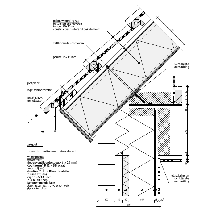 Bouwdetails Online - woningbouw - leverancier - Kingspan Ins